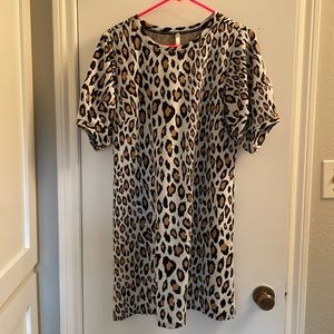 Uncle Frank Leopard Print Dress, size S